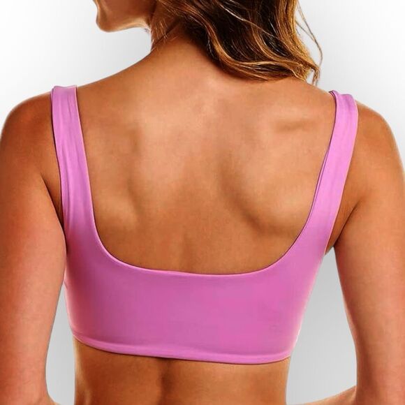 L*Space Bikini Set XL Wilder Top and Dani Full Cut Bottom in Rosebud and Putty - Picture 5 of 11